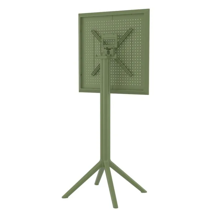 Sky 60 x 60 Folding Bar Table - Olive Green Sky 60 x 60 Folding Bar Table - Olive Green