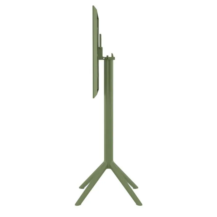 Sky 60 x 60 Folding Bar Table - Olive Green Sky 60 x 60 Folding Bar Table - Olive Green