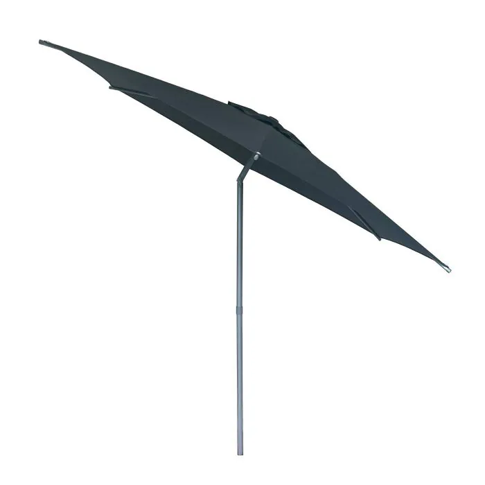 Solora Round Parasol 2.7m Range Charcoal