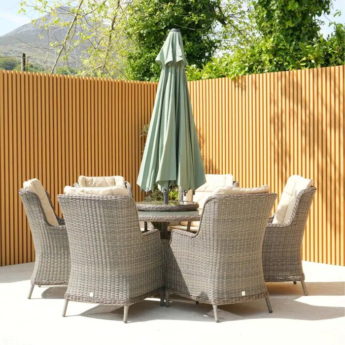 Solora Round Parasol 3m - Light Green
