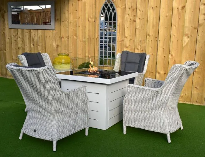 Roma Etna Fire Pit Dining Set