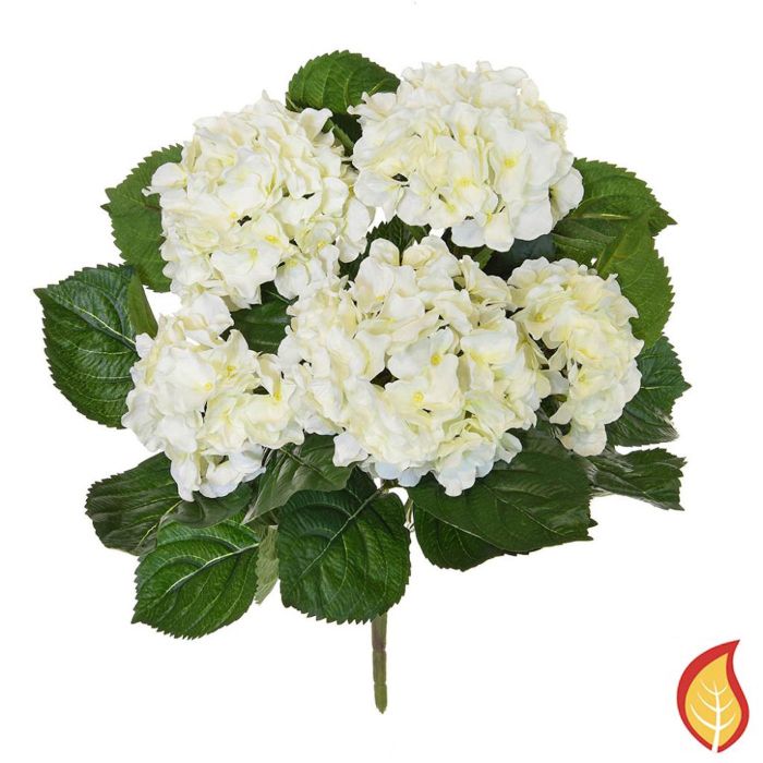 45cm Plants Cream Hydrangea Bush (Fire Resistant) main product photo