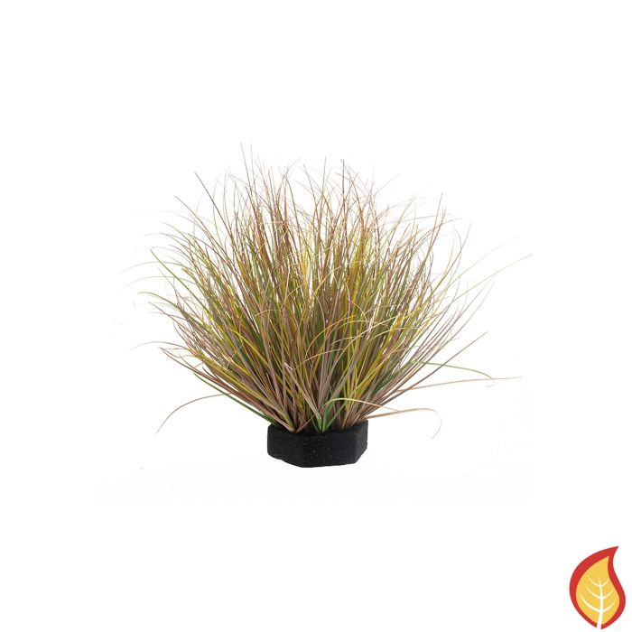 35cm Variegated Green Grass (Fire Resistant) main product photo