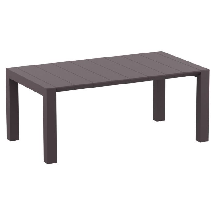 Vegas Extendable Table (100cm x 180/220cm) - Brown main product photo
