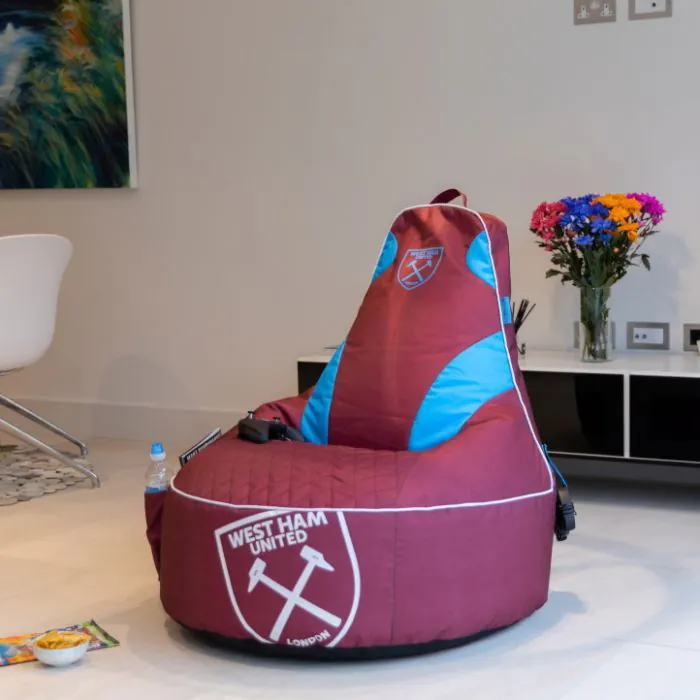West Ham United F.C. Gaming Bean bag Chair in the Living Room 