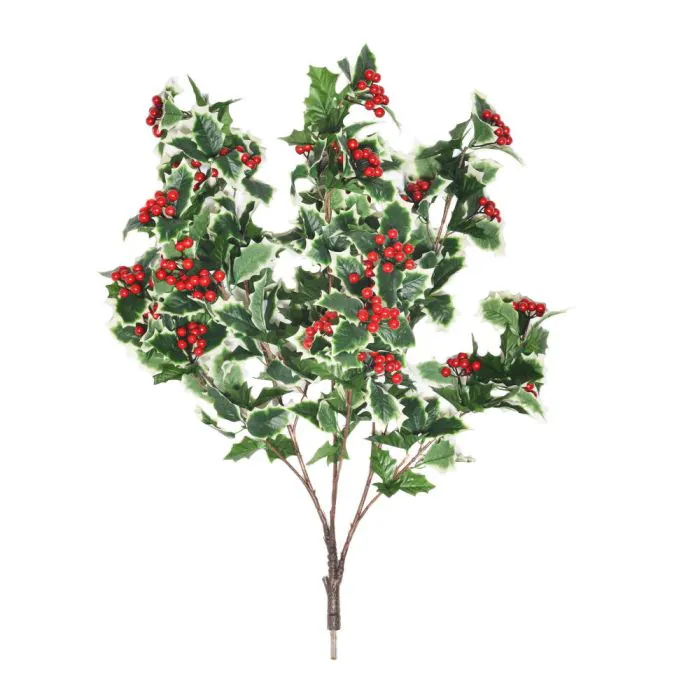 82 MultiBranch Holly Berry Branch – Red