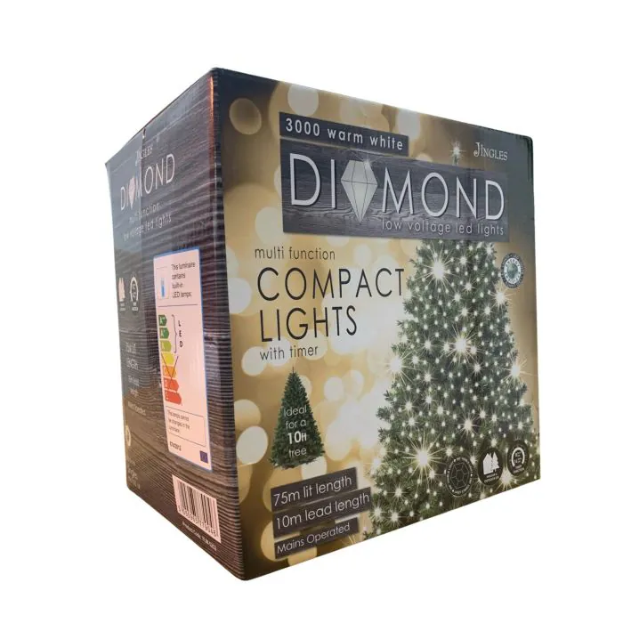 3000 Warm White LED Diamond Compacts 3000 Warm White LED Diamond Compacts