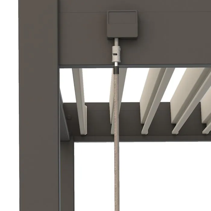 Zeus Bio-Climatic Pergola (3.6m x 7.2m) - Charcoal