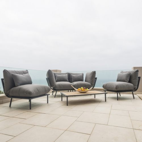 Alexander Rose Beach Modular Sofa Set - Dark Grey