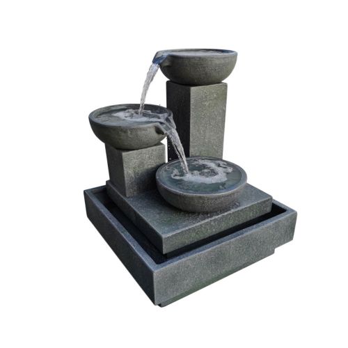 Trio Cascade Fountain (Grey)
