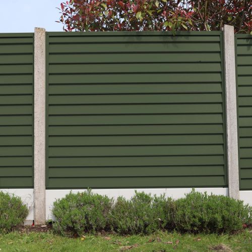 Olive Green Fence Panel Set