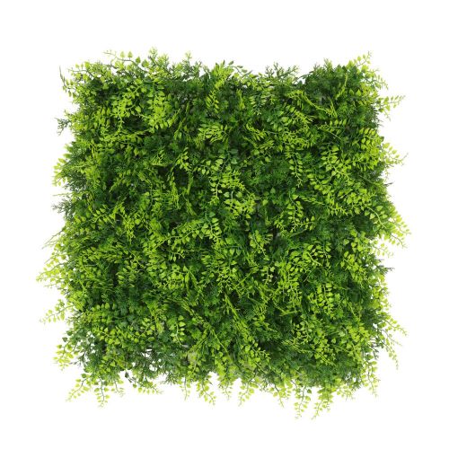 Bushy Green Fern Wall Panel 1m x 1m (UV Resistant)