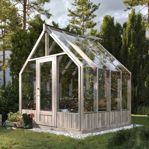 The Heritage 5.4m Wooden Greenhouse (8ft x 8ft)