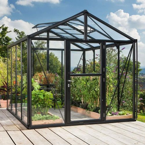 Vitavia Zeus 8ft Wide Black Greenhouse