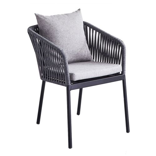 Camilla Rope Chair - Dark Grey