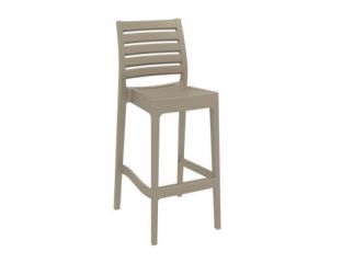 Ares 75cm Bar Stool - Taupe