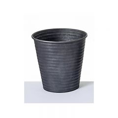 36cm Metal Pot - Black