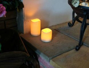 Flameless LED Candle 7.5 x 7.5cm