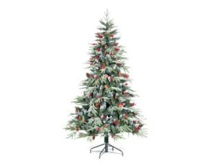 7ft (210cm) Ontario Spruce Flocked Artificial Christmas Tree