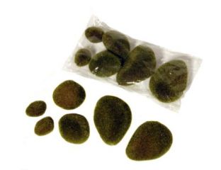 Mossy Stones - Bag of 6