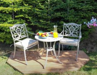Bistro Cast Aluminium Set