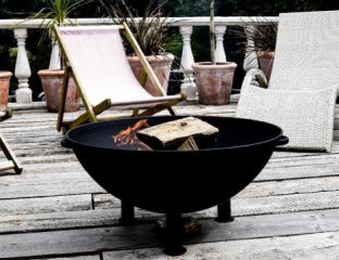 Outdoor Heritage Firebowl in Black 72cm