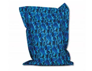 The Medium Smug Camo XL Floor Cushion - Blue