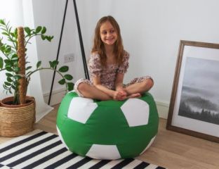 County Colours Bean Bag - Green and White