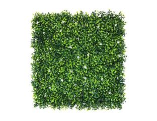 Outdoor Living Boxwood Wall Panel with Jasmine 1m x 1m
