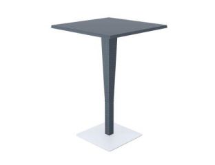 Riva Bar Table 70cm Grey Square Table