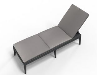 Toomax Sirilo Antracite Sunlounger with Cushion