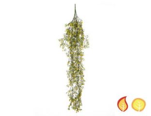 100cm (3.2ft) Trailing Mini Flower - Yellow (Fire and UV Protected)