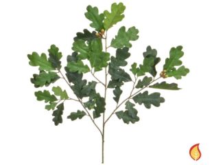 68cm New Oak Foliage - Green Fruit (Fire Resistant)