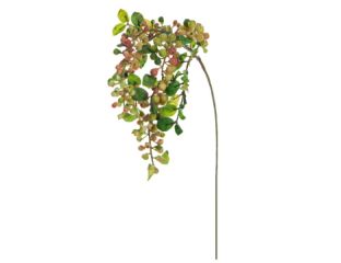 55cm Hanging Berry Spray Foliage - Green