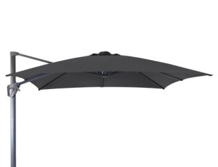 Alexander Rose 3m Square Aluminium Cantilever Parasol - Charcoal