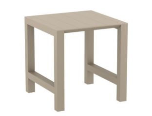 Vegas Bar Extendable Table (100cm x 100/140cm) - Taupe