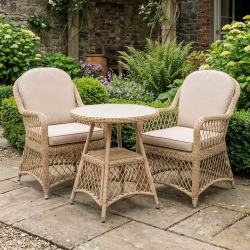 Myra Open Weave Bistro Set