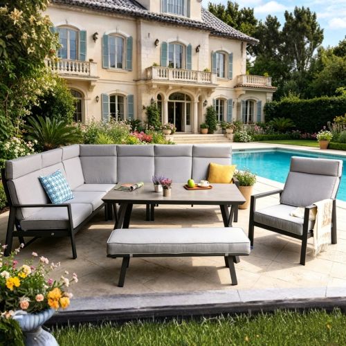 Cabo Corner Garden Dining Set
