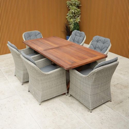 Andora Table with 6 Adelaide Dining Chairs