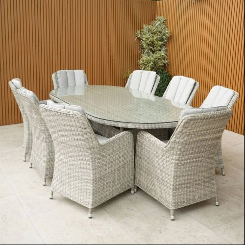 New Hamilton 8 Seat Oval Set