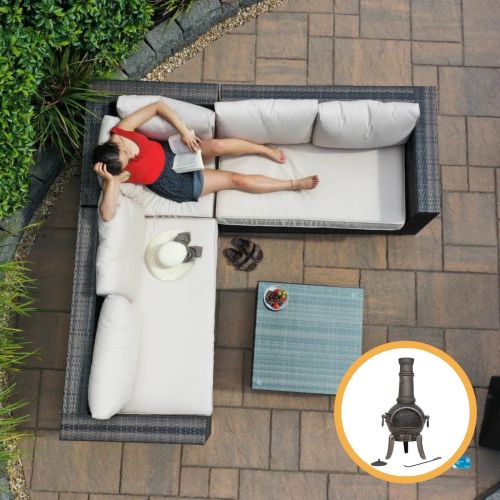 San Jose Rattan Garden Corner Sofa Set