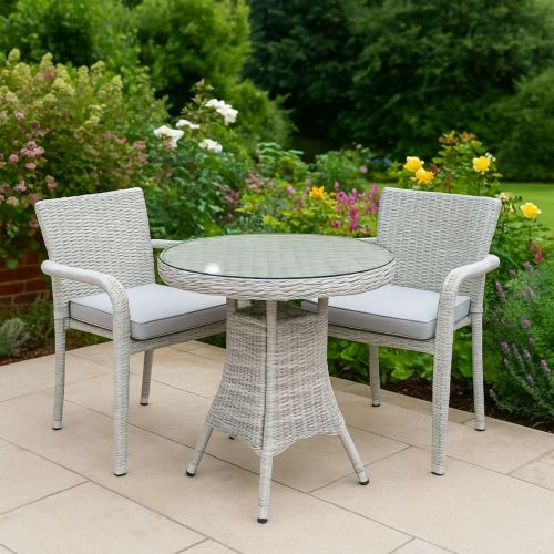 New Hamilton Bistro Set with Stacking Chairs