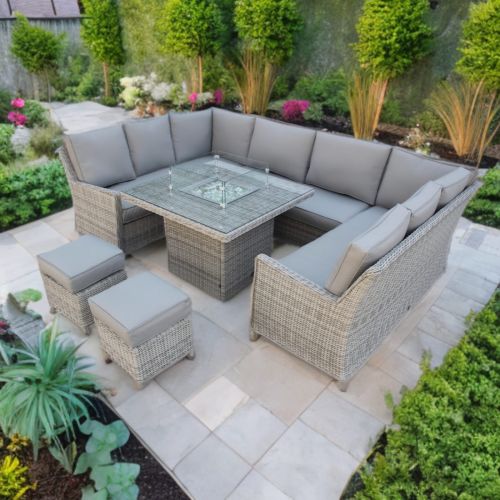 New Hamilton Small U Shape Firepit Sofa Set