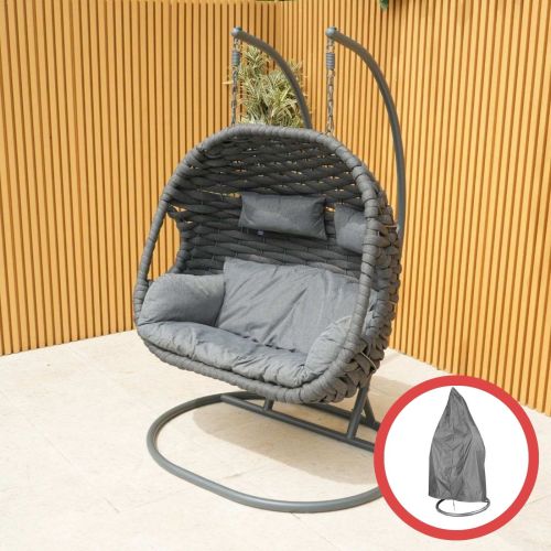 Aranweave Rope Double Hanging Chair in Grey