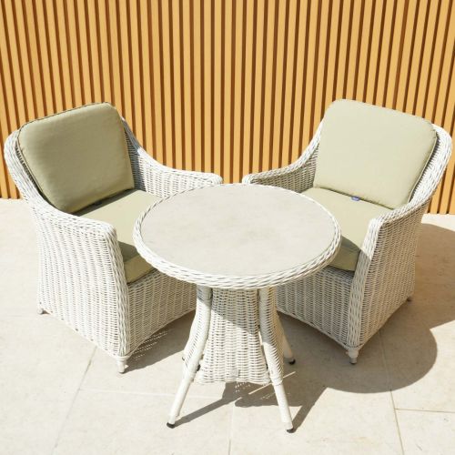 Connemara Rattan 2 Seat Round Bistro Set