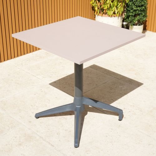 Gemini 70cm x 70cm Square Folding Table - Turtle Dove