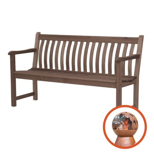 Alexander Rose Sherwood Acacia 5ft Broadfield Wooden Bench