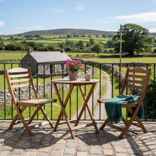 Alexander Rose Sherwood Tea for Two Wooden Set