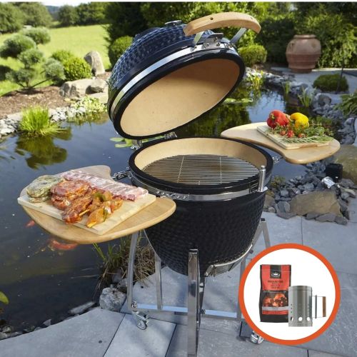 Buschbeck Kamado XL 21 inch BBQ Grill with Accessories Pack