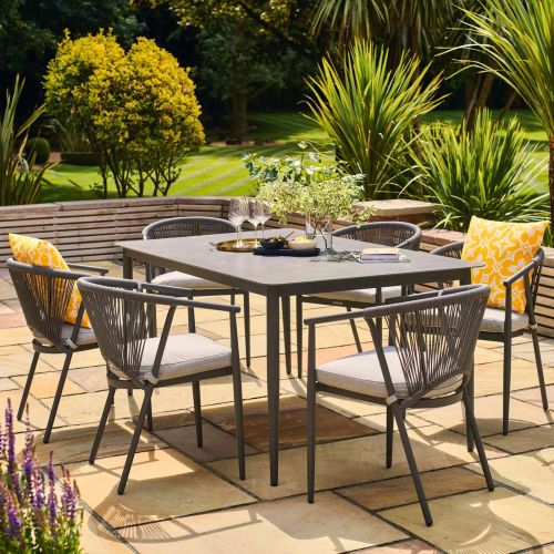 Alexander Rose Kyoto 6 Seat Rectangular Dining Set